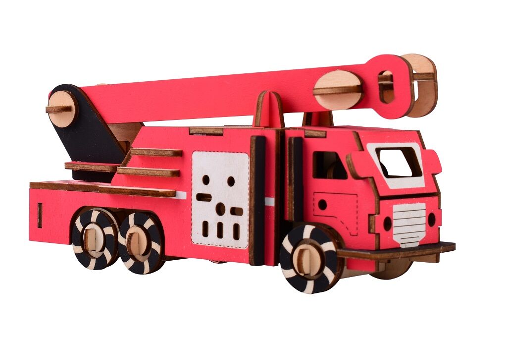 E-shop Woodcraft Drevené 3D puzzle Hasičské auto