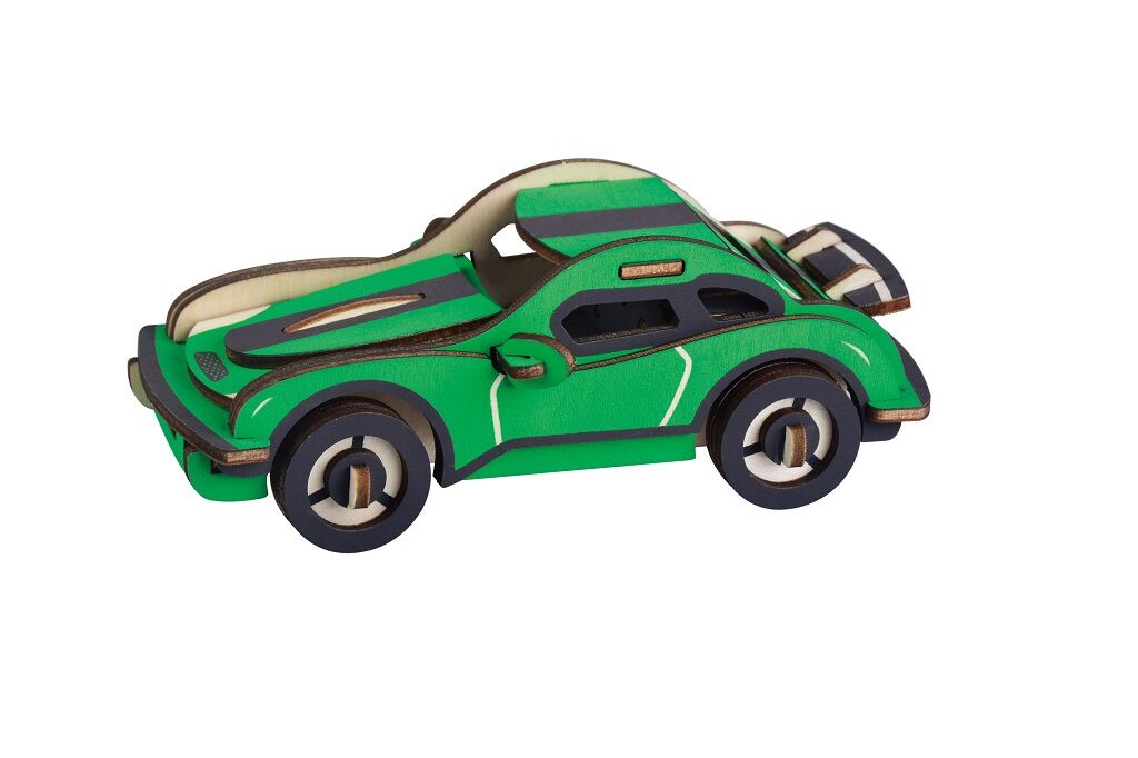 E-shop Woodcraft Drevené 3D puzzle Hurricane závodné auto