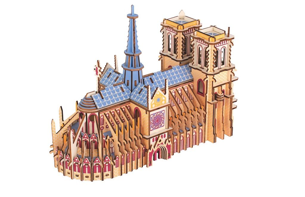 E-shop Woodcraft Drevené 3D puzzle Katedrála Notre-Dame