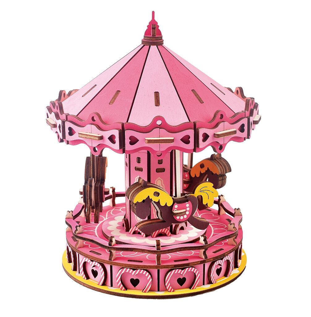 E-shop Woodcraft Drevené 3D puzzle Kolotoč