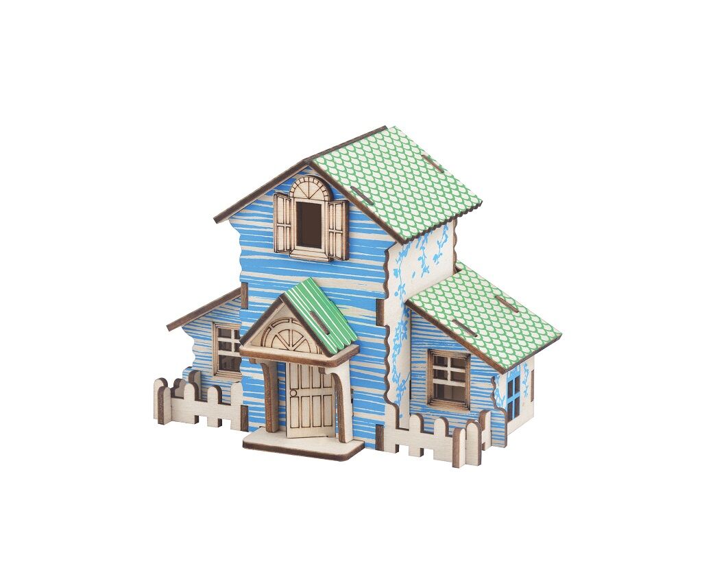 E-shop Woodcraft Drevené 3D puzzle Lesná chata