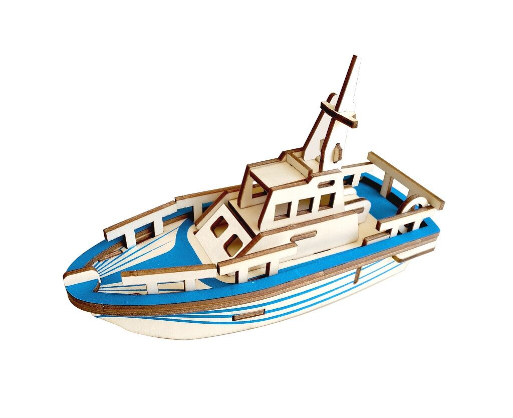 E-shop Woodcraft Drevené 3D puzzle Loď