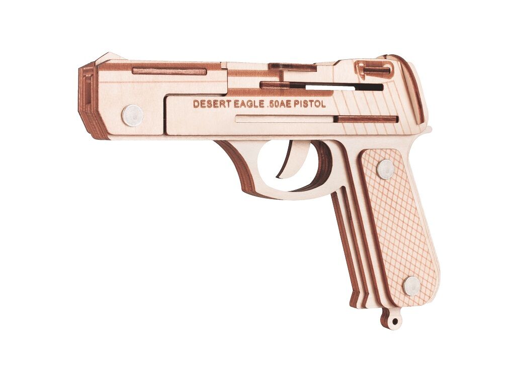 E-shop Woodcraft Drevené 3D puzzle Pištole Desert Eagle