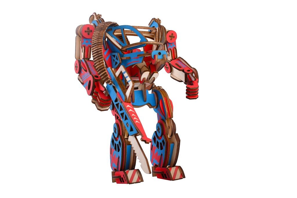 E-shop Woodcraft Drevené 3D puzzle Powersuit