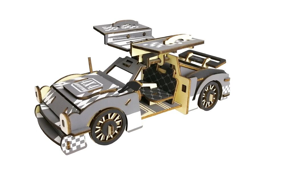 E-shop Woodcraft Drevené 3D puzzle Športové auto