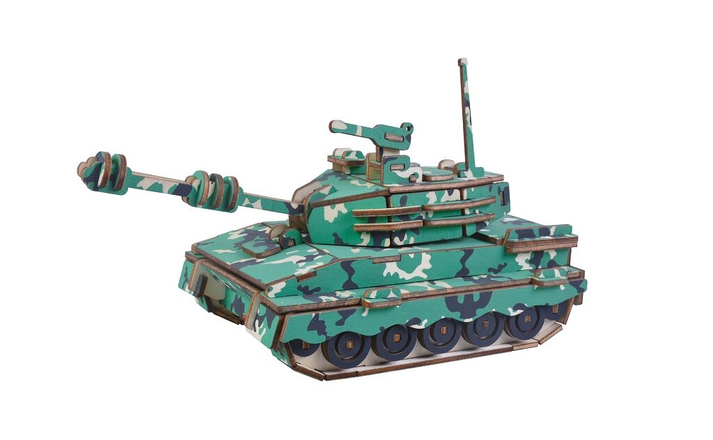 E-shop Woodcraft Drevené 3D puzzle Stredný tank