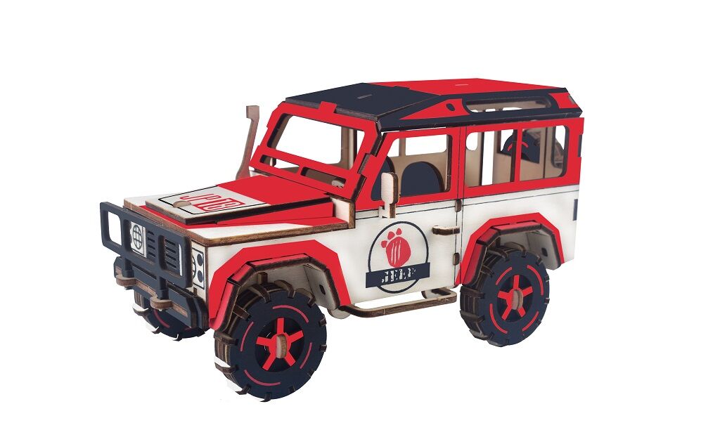 E-shop Woodcraft Drevené 3D puzzle SUV