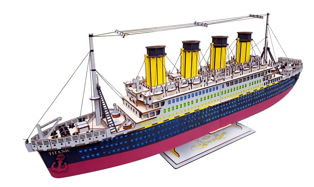 E-shop Woodcraft Drevené 3D puzzle Titanic