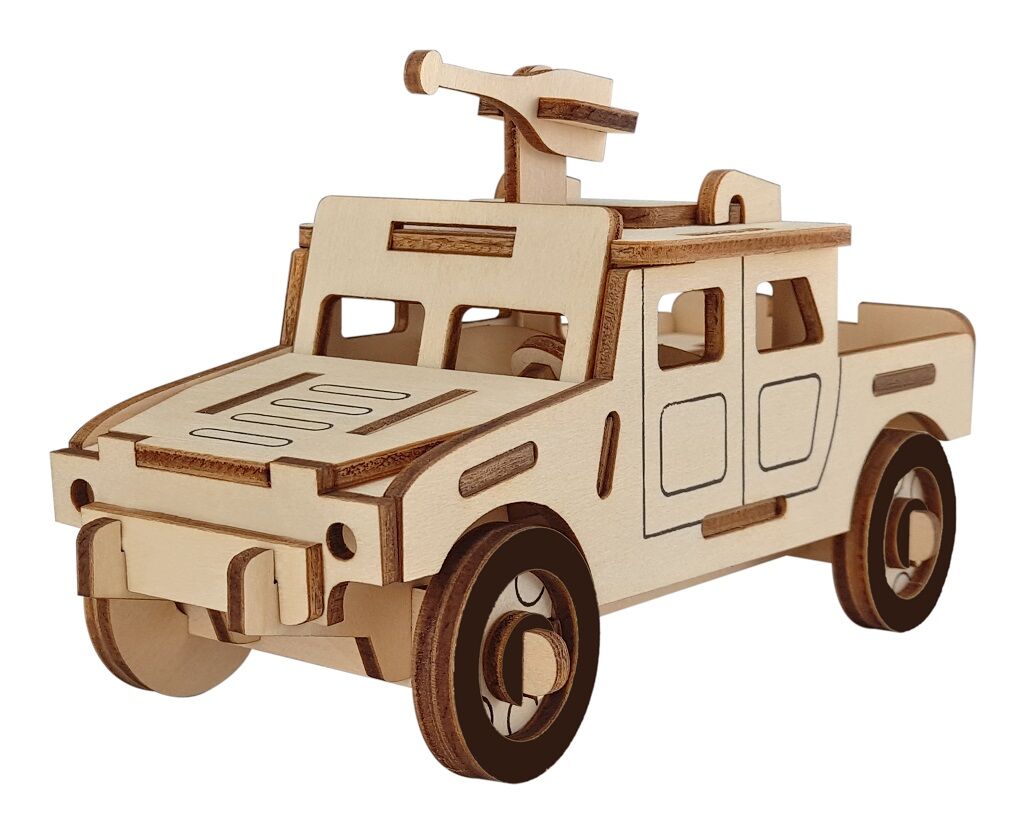 E-shop Woodcraft Drevené 3D puzzle Vojenské bojové vozidlo