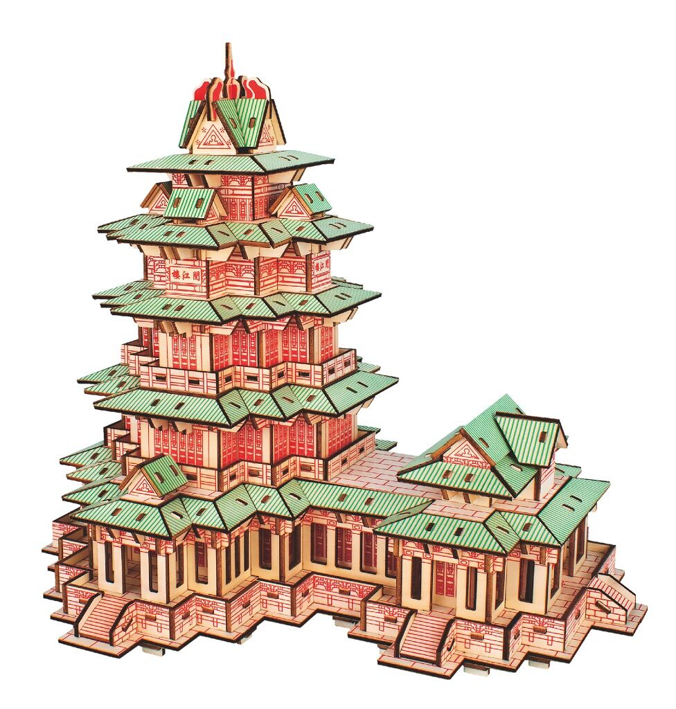 E-shop Woodcraft Drevené 3D puzzle YueJiang Tower