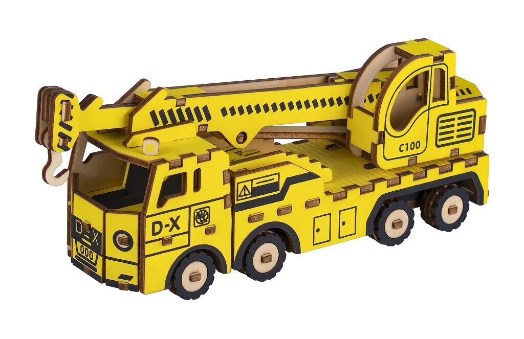 E-shop Woodcraft Drevené 3D puzzle Žeriavové vozidlo