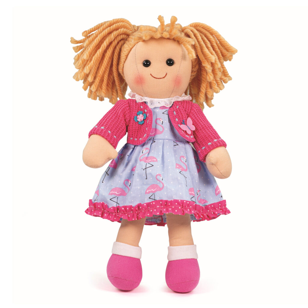 E-shop Bigjigs Toys Látková bábika Maggie 34 cm