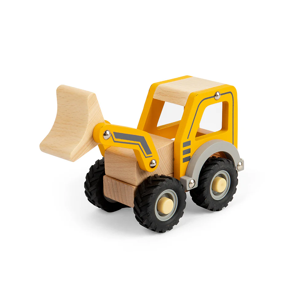 E-shop Mini drevený bager