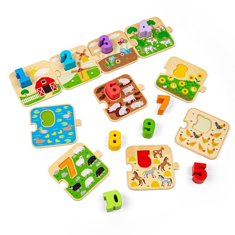 E-shop Puzzle s obrázkami a číslami