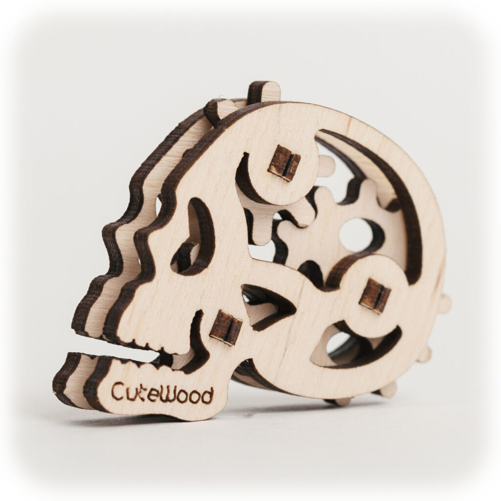 E-shop Drevené 3D puzzle Lebka