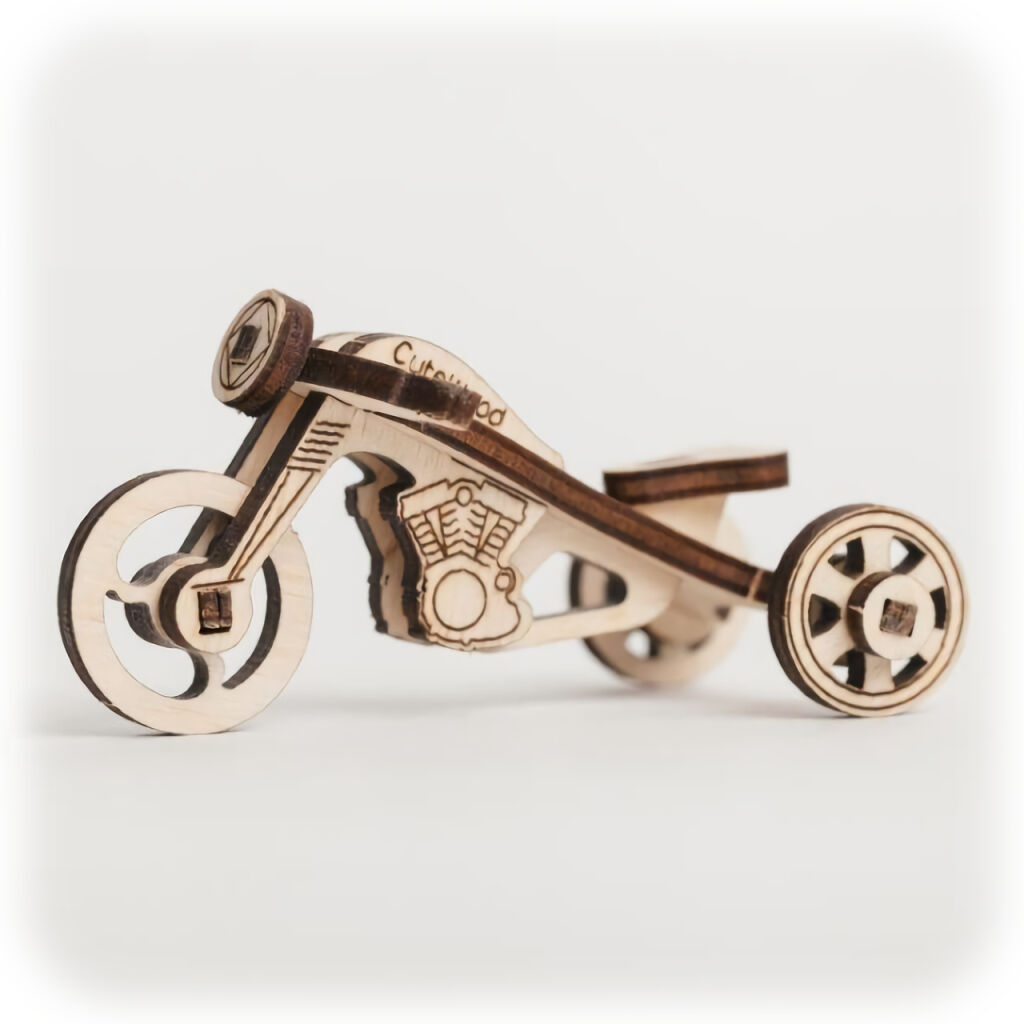 E-shop Drevené 3D puzzle Motocykel