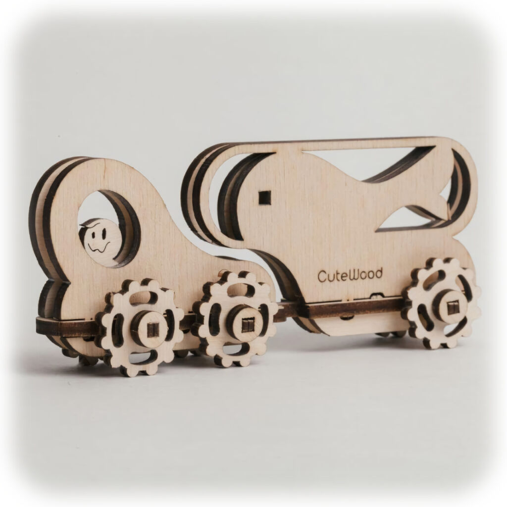 E-shop Drevené 3D puzzle Rybí voz
