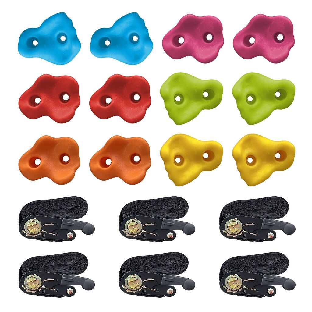 E-shop 2Kids Toys Lezecké úchyty s popruhmi na strom 12 ks