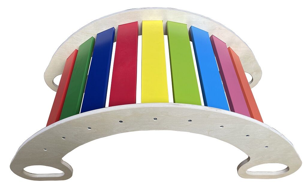 E-shop 2Kids Toys Montessori dúhová hojdačka veľká