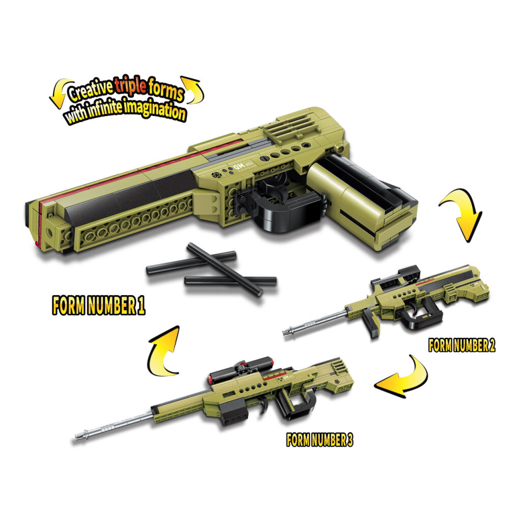 E-shop Qman Neobmedzené nápady 4802 Zbraň Dilemma 3v1