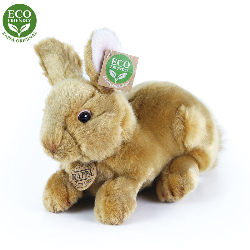 Plyšový králik hnedý ležiaci 23 cm ECO-FRIENDLY