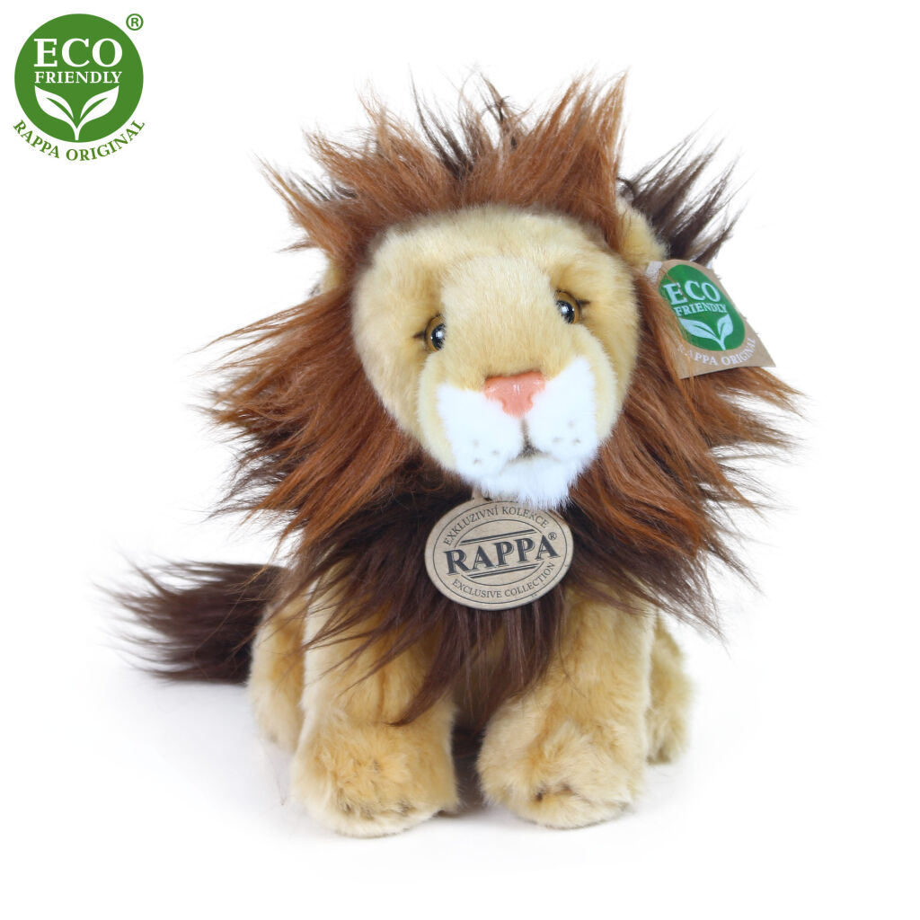 Plyšový lev sediaci 18 cm ECO-FRIENDLY