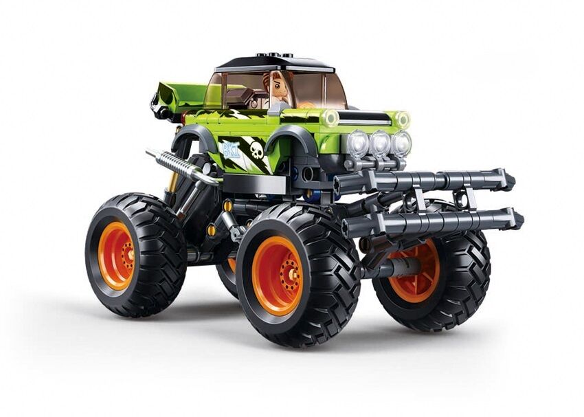 E-shop Sluban Power Bricks M38-B1158 Naťahovacie auto Bigfoot Green BKI