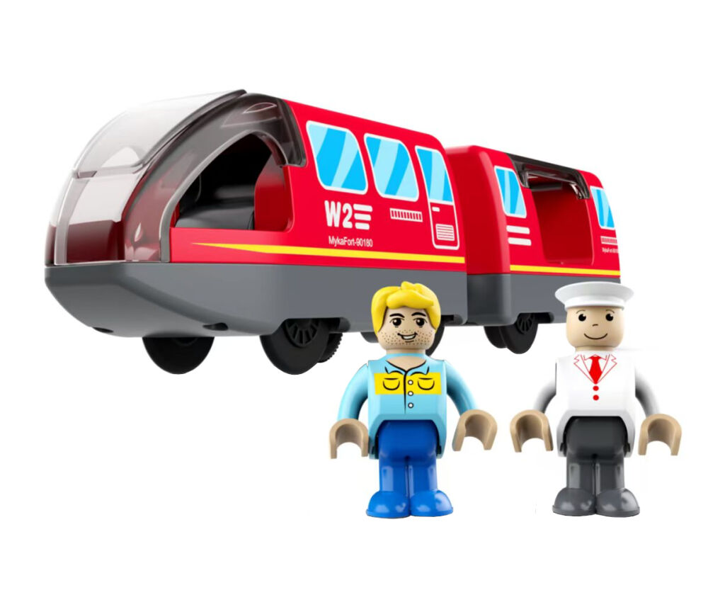 E-shop 2Kids Toys Elektrický mestský vlak červený