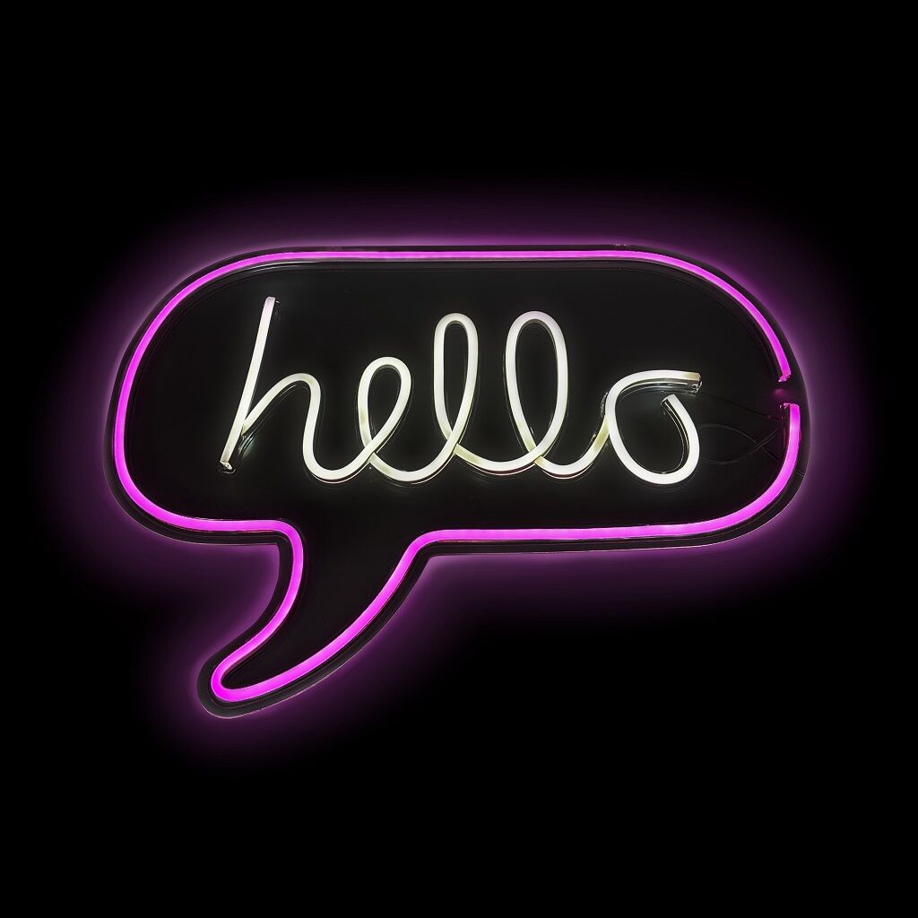 E-shop 2Kids Toys LED NEON LIGHT lampička hello