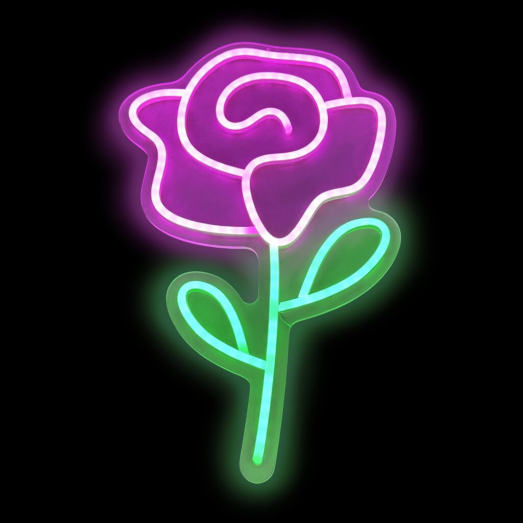E-shop 2Kids Toys LED NEON LIGHT lampička Ruža