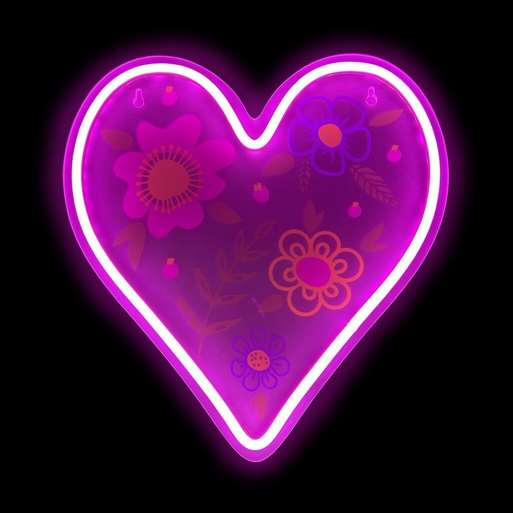E-shop 2Kids Toys LED NEON LIGHT lampička Srdce