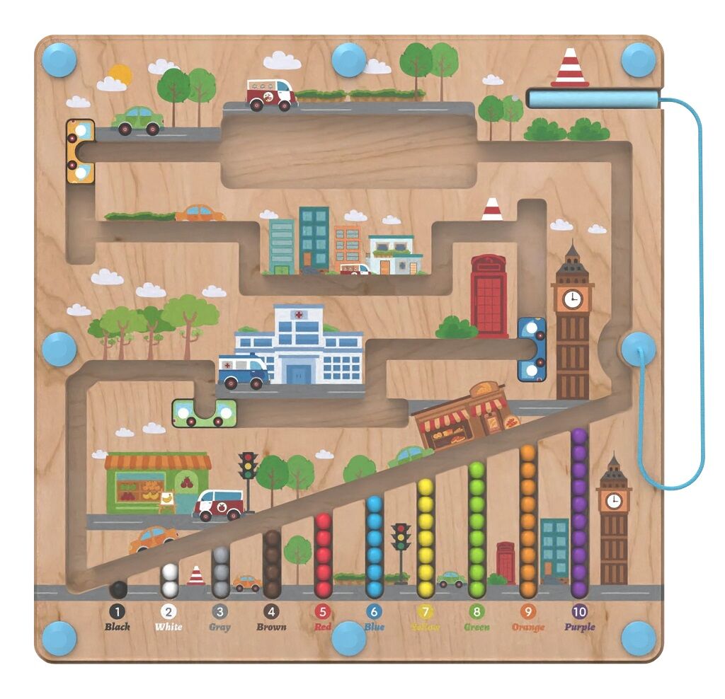 E-shop 2Kids Toys Magnetická hracia doska City