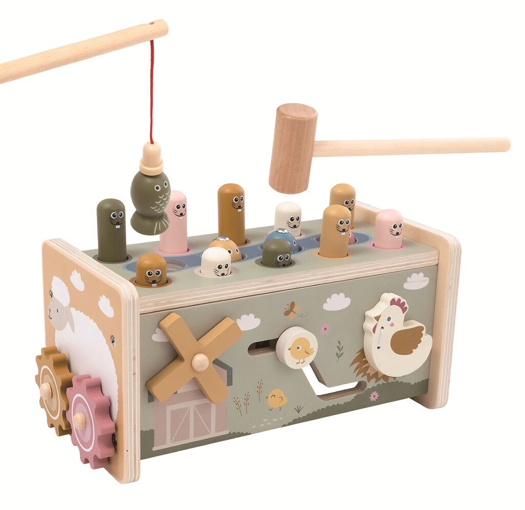 E-shop 2Kids Toys Multifunkčná zatĺkačka Farma