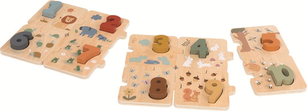 E-shop 2Kids Toys Puzzle Počítanie so zvieratkami