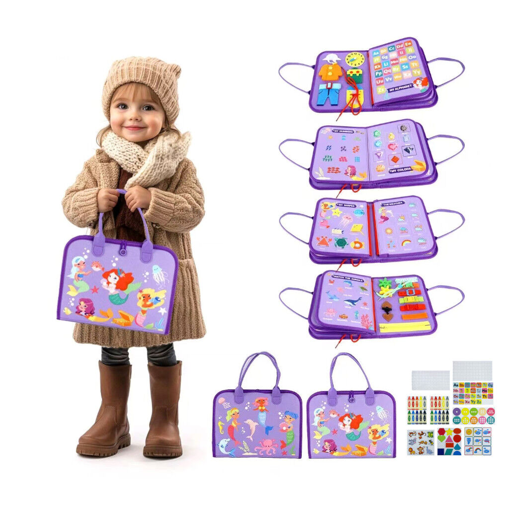 E-shop 2Kids Toys Senzorická busy kniha Morské panny