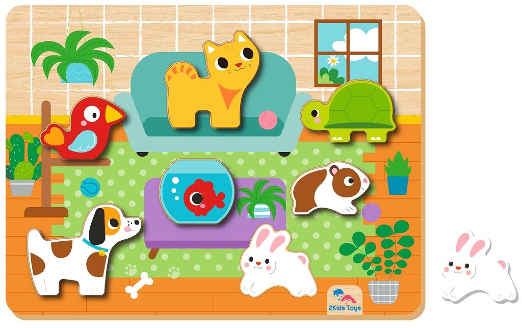 E-shop 2Kids Toys Vkladacie puzzle Maznáčikovia