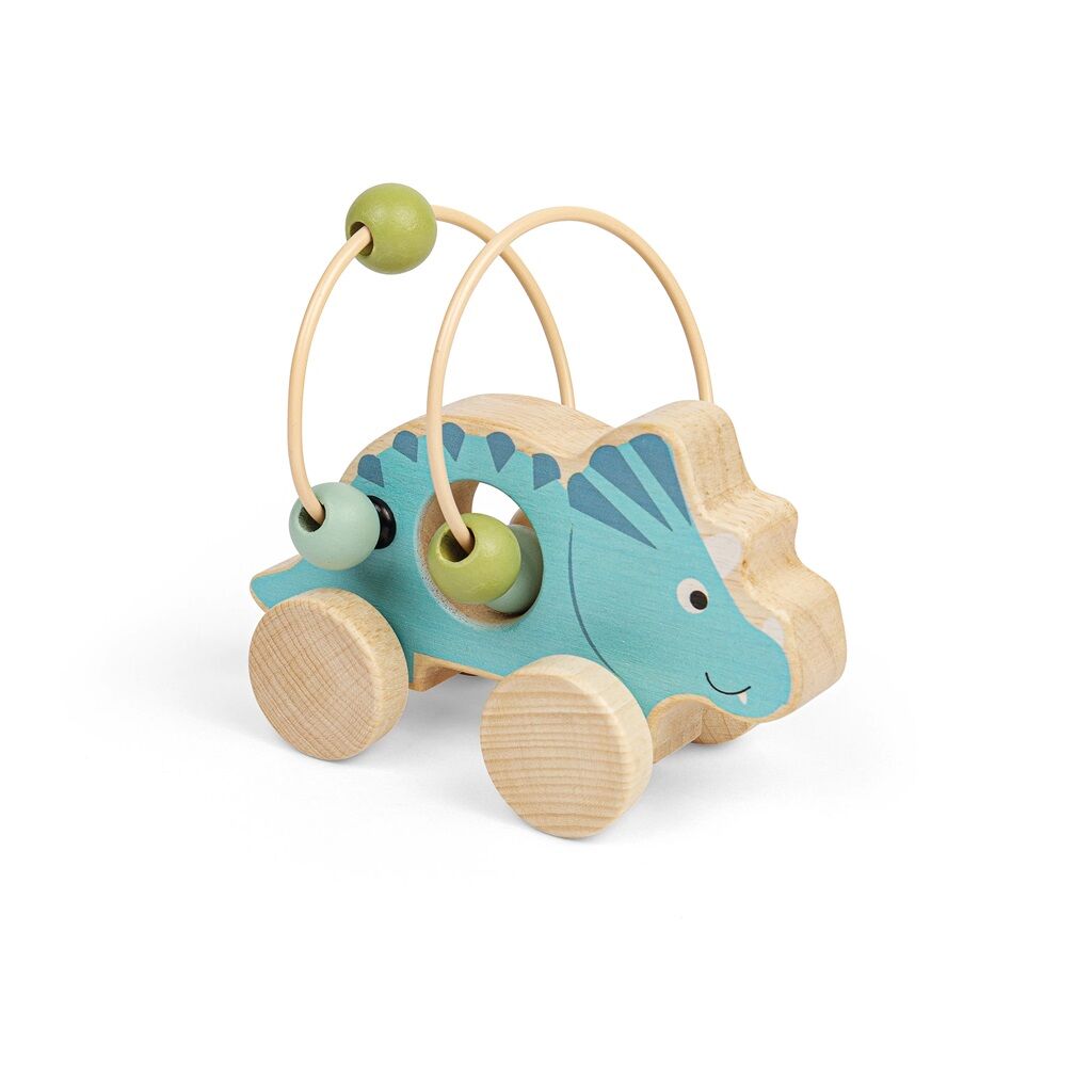 E-shop Triceratops na kolieskach s korálkovým labyrintom