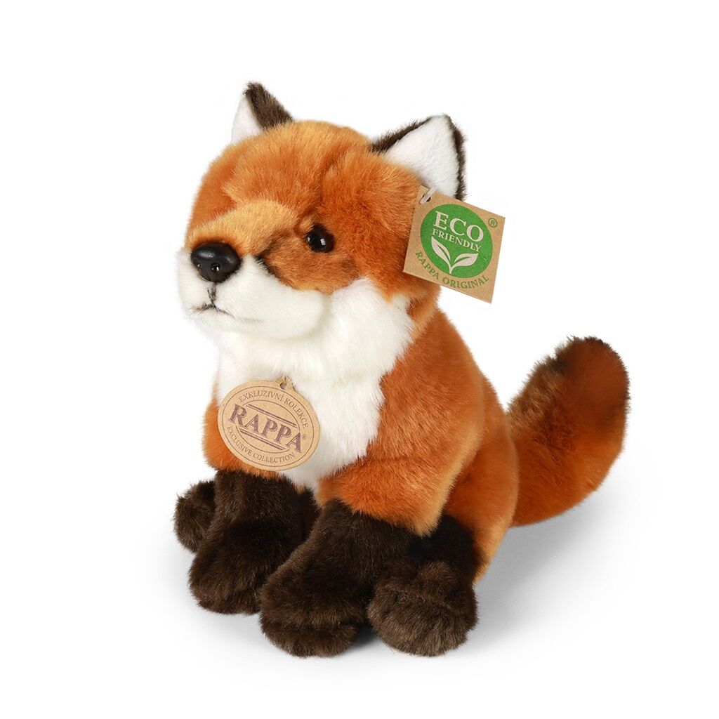 E-shop Plyšová líška sediaca 21 cm ECO-FRIENDLY