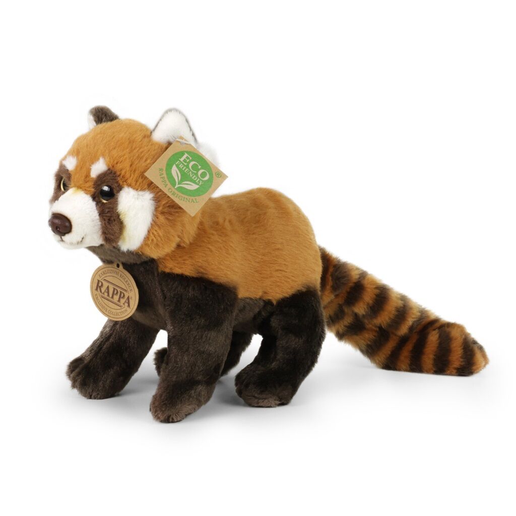 E-shop Plyšová panda červená 20 cm ECO-FRIENDLY