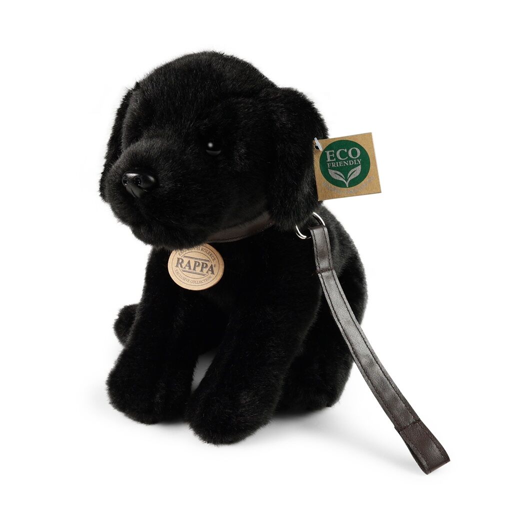 Plyšový pes labrador čierny 25 cm ECO-FRIENDLY