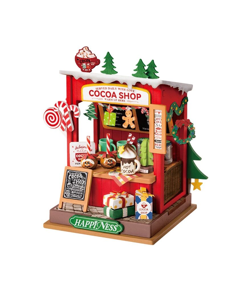 E-shop RoboTime Miniatúra domčeka Stánok s kakaom