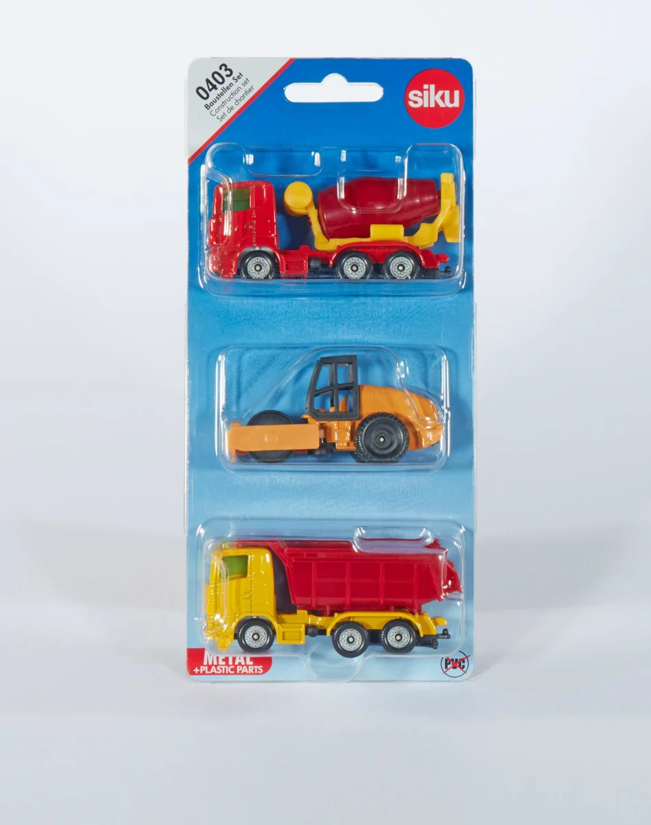 SIKU Blister set - konštrukčný set, 3 ks
