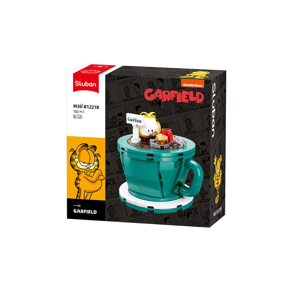 E-shop Sluban Builder M38-B1221B Garfield v kávovom kúpeli