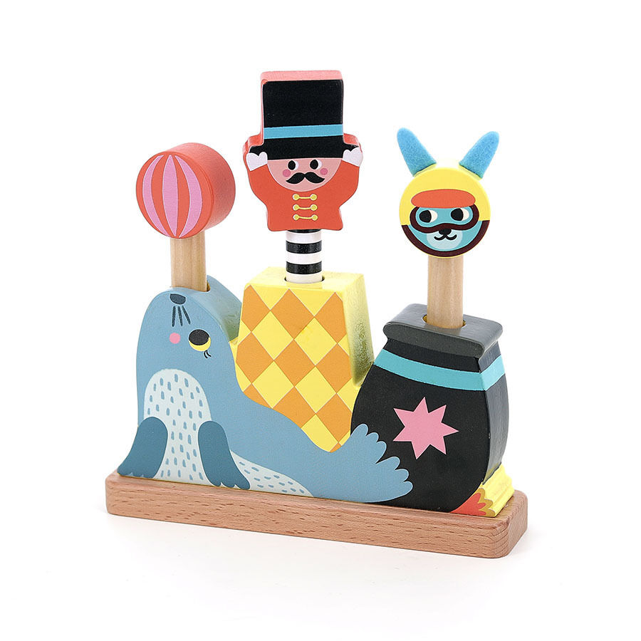 E-shop Vilac Drevená vystreľovacia hra Cirkus