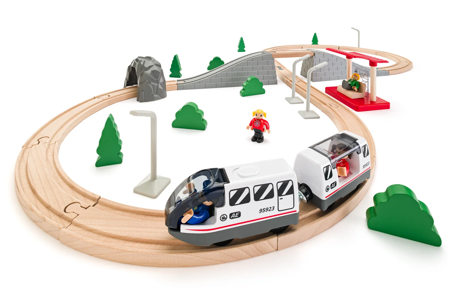 Woody Vláčikodráha - Osmička, 45 dielov