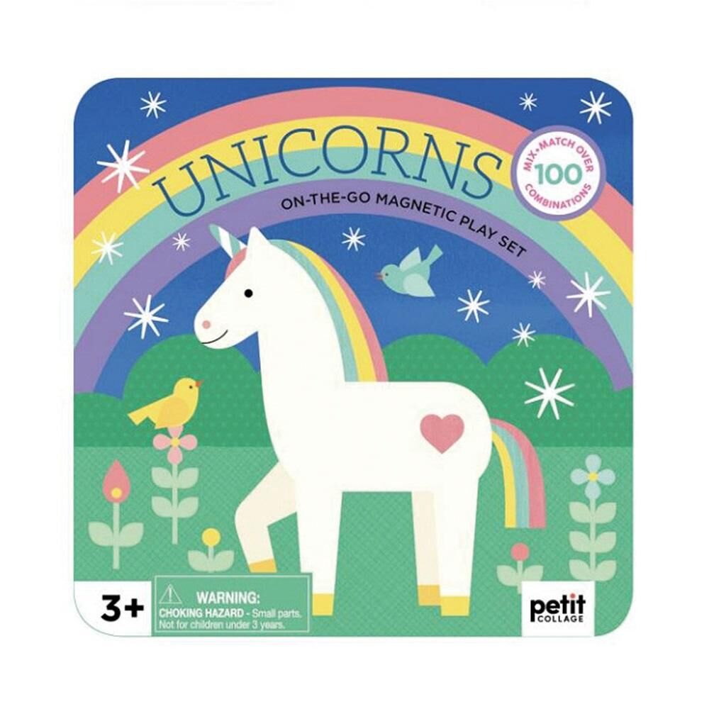 E-shop Petitcollage Magnetická hracia sada - Jednorožce