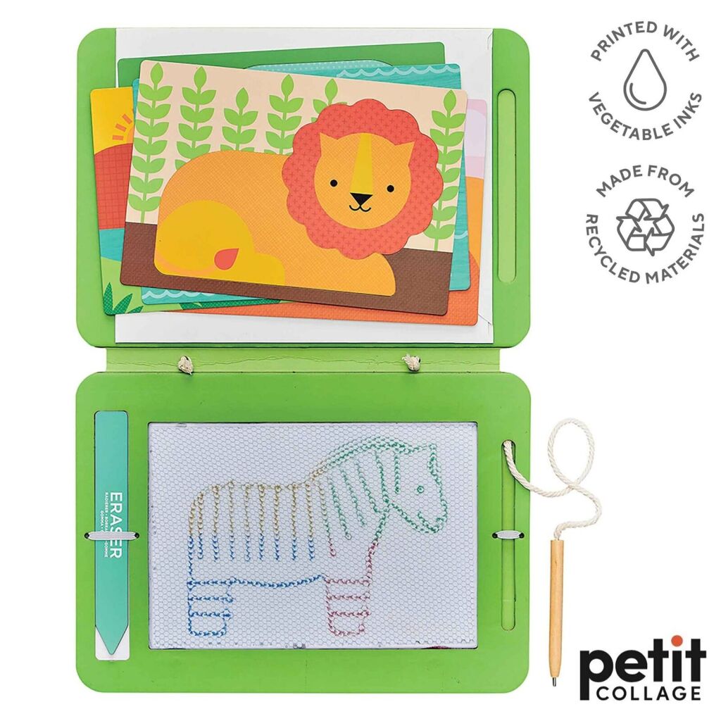 E-shop Petitcollage Magnetická kresliaca tabuľka Divoké zvieratá
