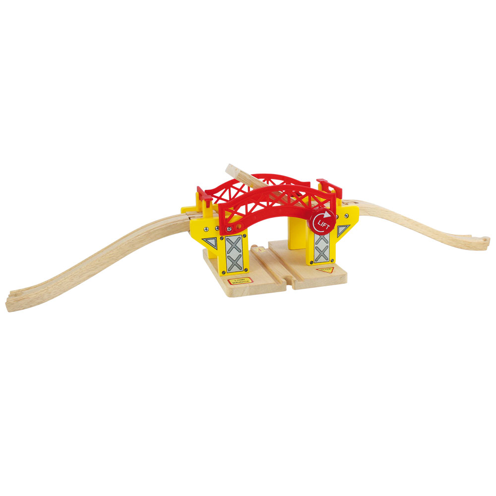 E-shop Bigjigs Rail Drevené vláčiky - Zdvíhací most