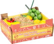 Drevená krabica s ovocím  2, drevené hračky pre deti