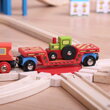 vláčik - Vagón s traktorom, 186 vláčik pre deti